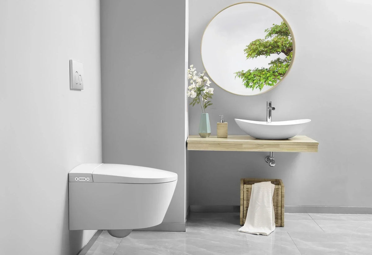 Visualisez les 3 phases de la chasse d’eau de notre TopToilet Luxe saphire