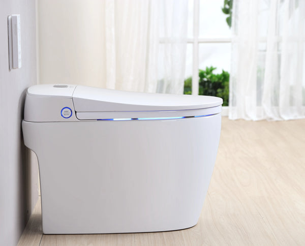 Visualisez les 3 phases de la chasse d’eau de nos WC monobloc TopToilet Sapphire et Diamond