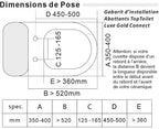 Abattant Japonais TopToilet Luxe Gold Connect  – Image 9