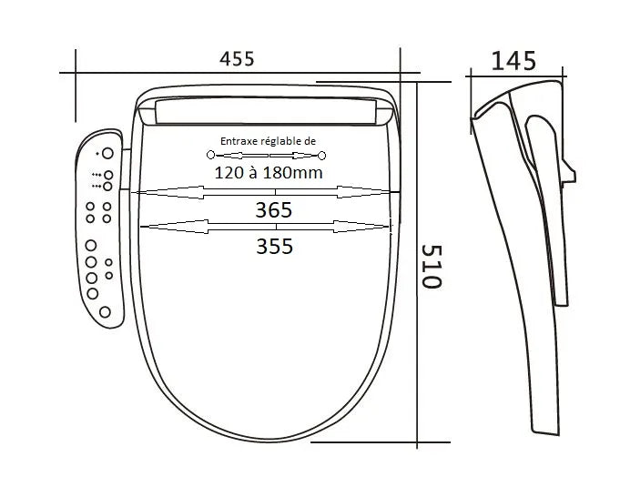 Abattant Japonais Luxe BRONZE Version 2 – Image 7